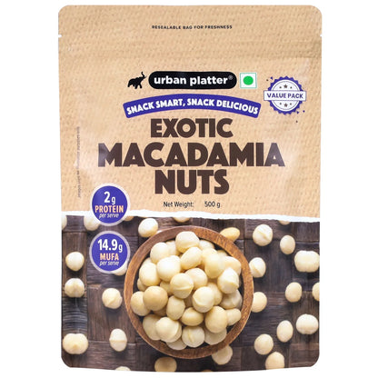 Bold and Exotic Macadamia Nuts, 500g