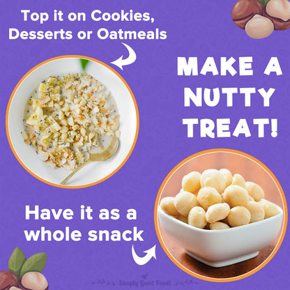Bold and Exotic Macadamia Nuts, 500g