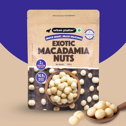 Bold and Exotic Macadamia Nuts, 500g