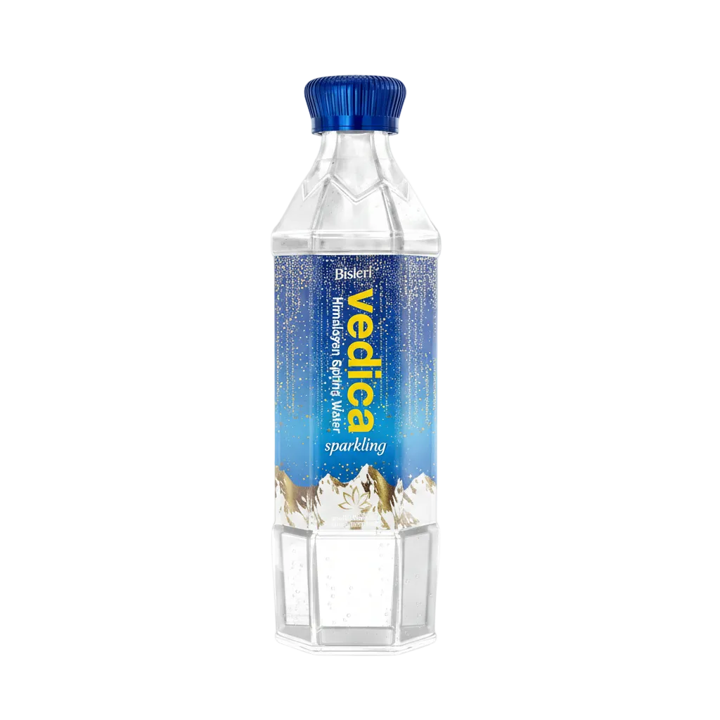 Vedica Himalayan Sparkling Water (300ml, Pack of 12)
