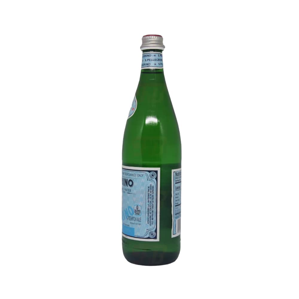 San Pellegrino Sparkling Water Glass Bottle