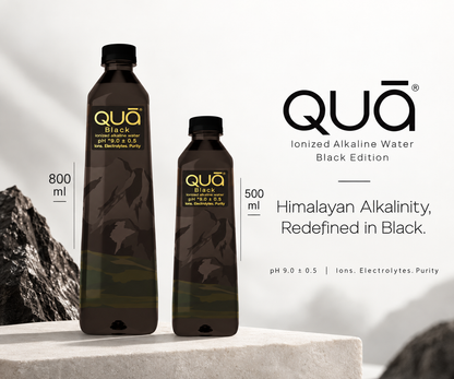 Qua Ionized Alkaline Water (Black Edition)