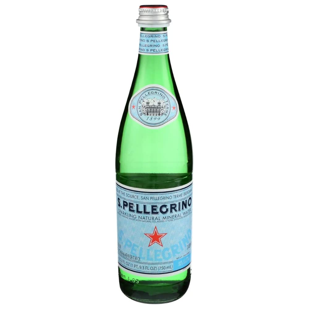 San Pellegrino Sparkling Water Glass Bottle