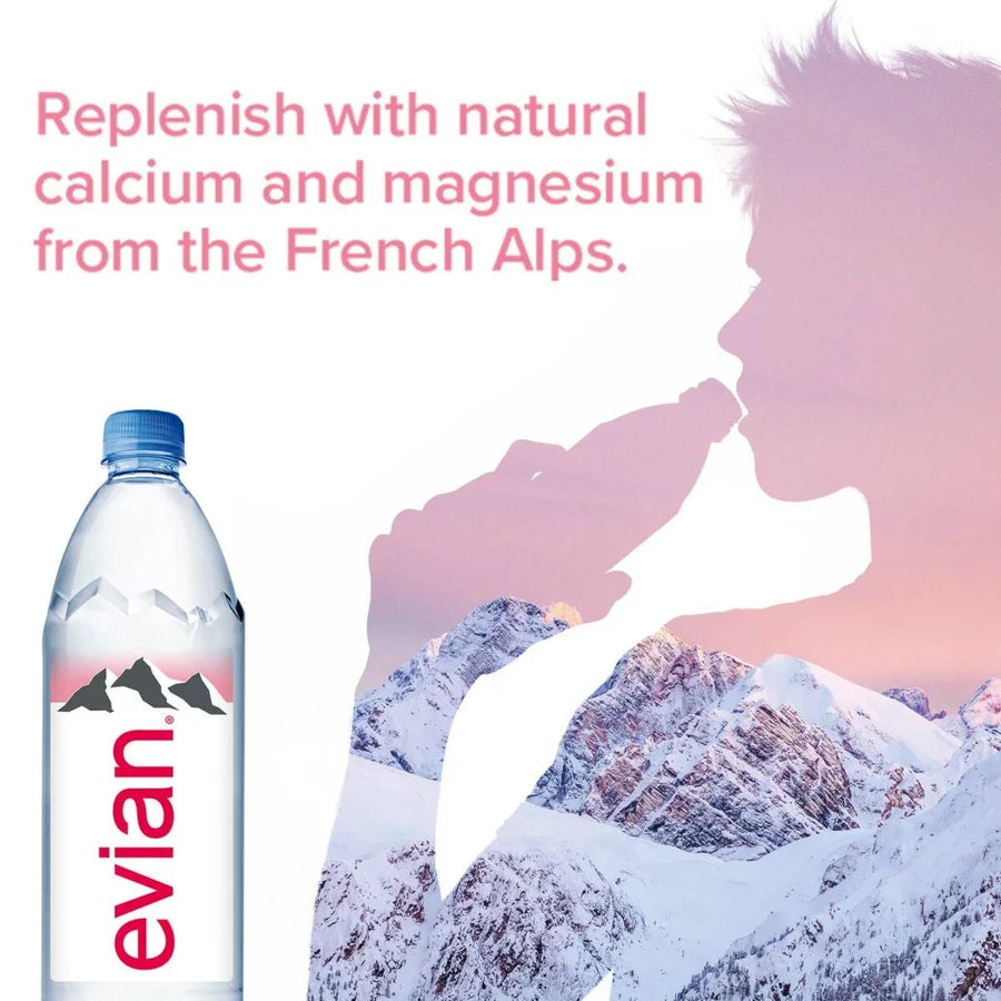 Evian - Natural Mineral Water